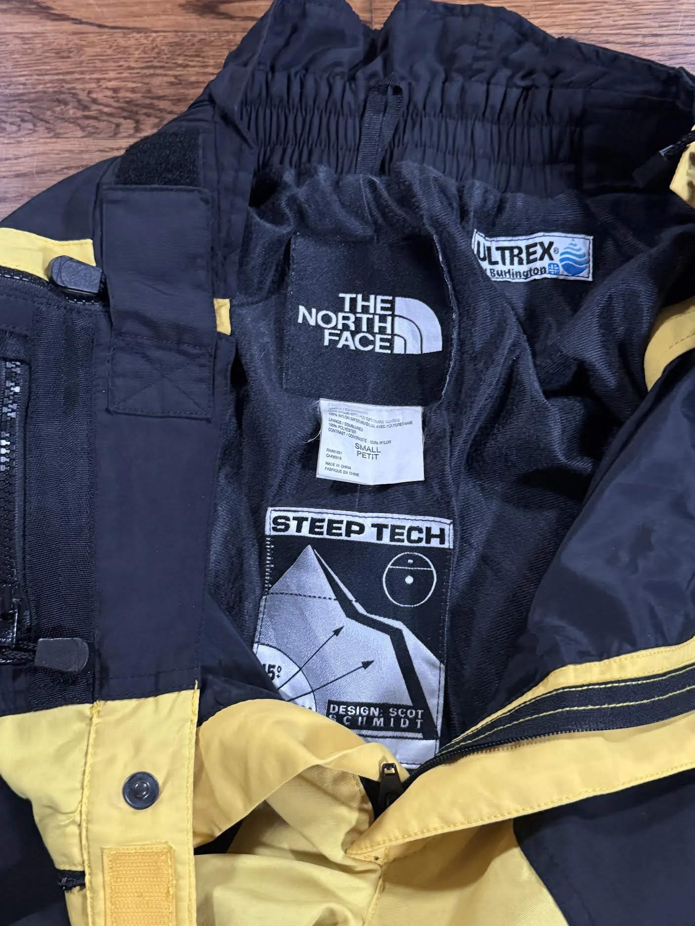 Vintage The North Face Steep Tech Yellow Pants (Size S) — RootsBK